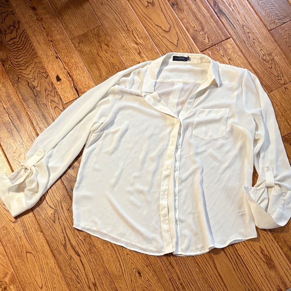 The Limited Ivory Button-Up Shirt